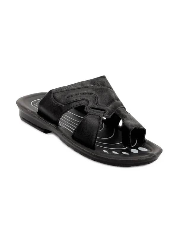Coolers Men Black Sandals