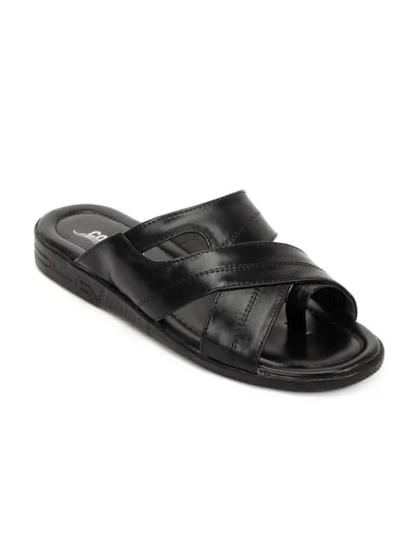 Coolers Men Black Sandals