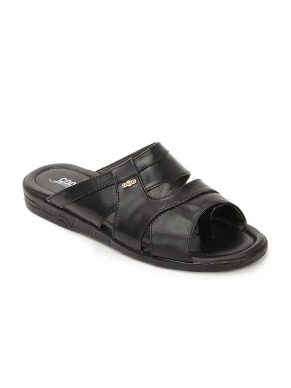 Coolers Men Black Sandals