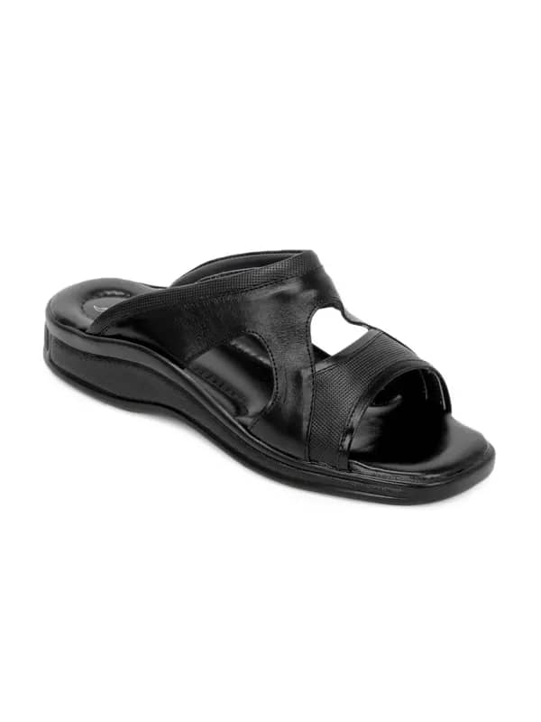Coolers Men Black Sandals