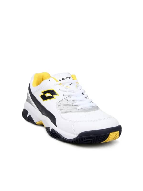 Lotto Men's T-Effect III White Yellow Shoe