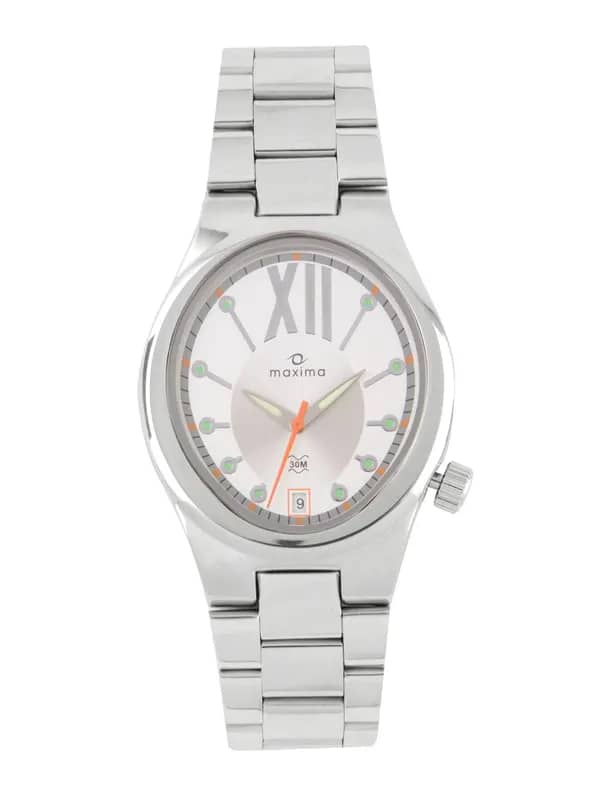 Maxima Attivo Men Silver Dial Watch