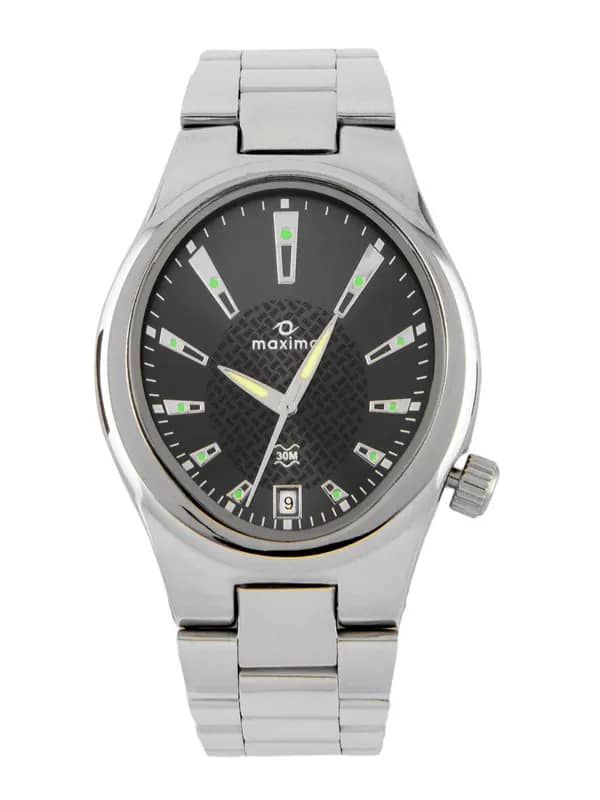 Maxima Men Grey Dial Watch