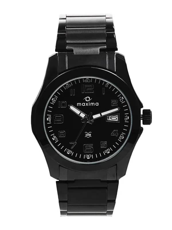 Maxima Men Black Attivo Watch