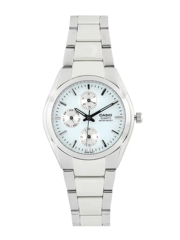 Casio Enticer Men Silver Analogue Watches (A165) MTP-1191A-7ADF