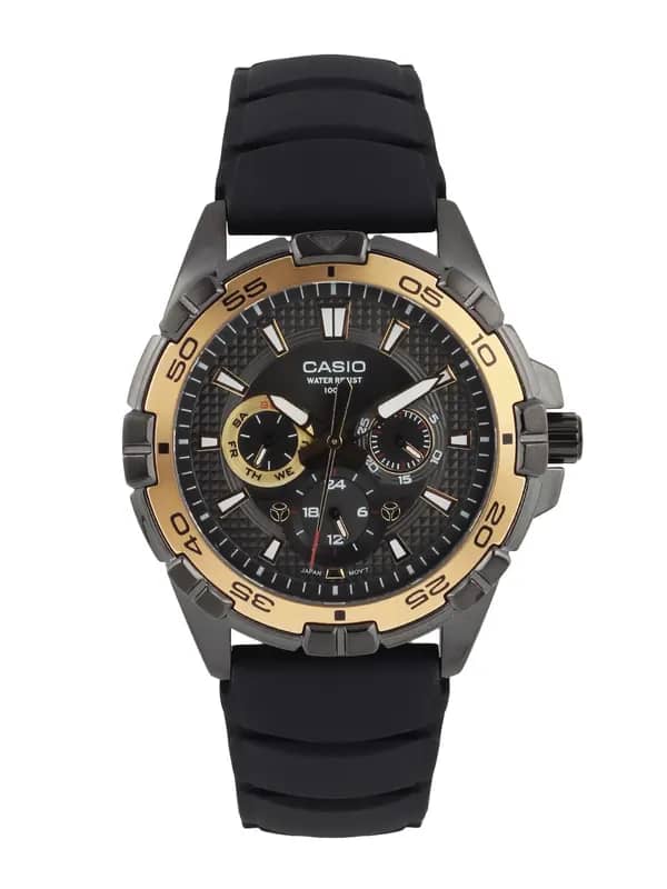 CASIO ENTICER Men Black Dial Watch A514 MTD-1069B-1A1VDF