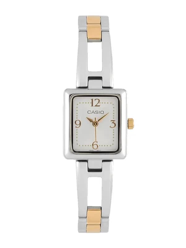 CASIO ENTICER Women White Dial Analogue Watch A637