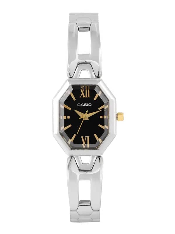 CASIO ENTICER Women Black Dial Analogue Watch A638
