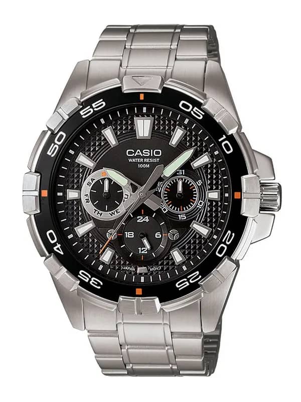Casio Enticer Men Black Marine Sports Watch MTD-1069D-1AVDF(A657)