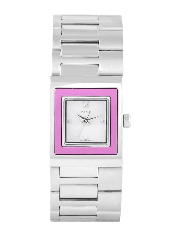 CASIO ENTICER Women White Dial Watch A667