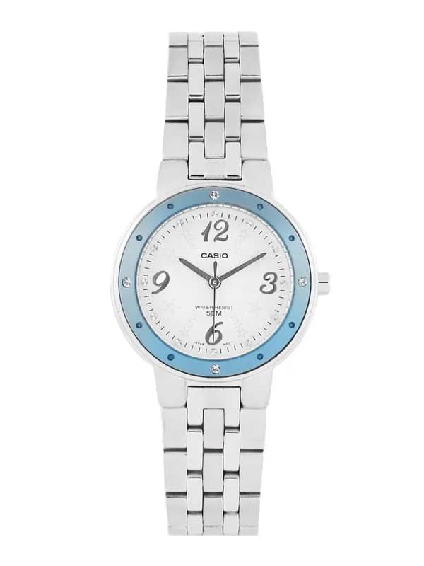 CASIO Enticer Women White Dial Analogue Watch A670