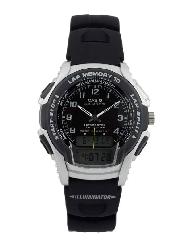 CASIO Men Black Analogue & Digital Watch AD94