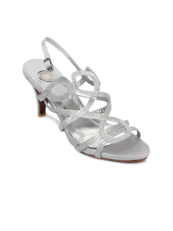 Cobblerz Women Silver-Toned Sandals