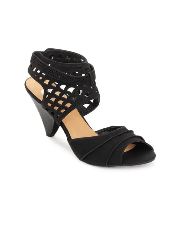Cobblerz Women Black Sandals