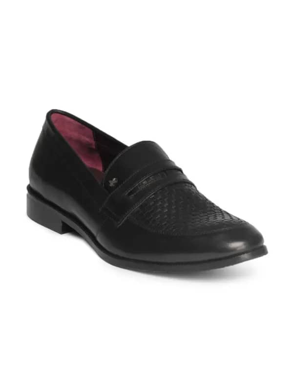 Arrow Men Black Formal Shoes