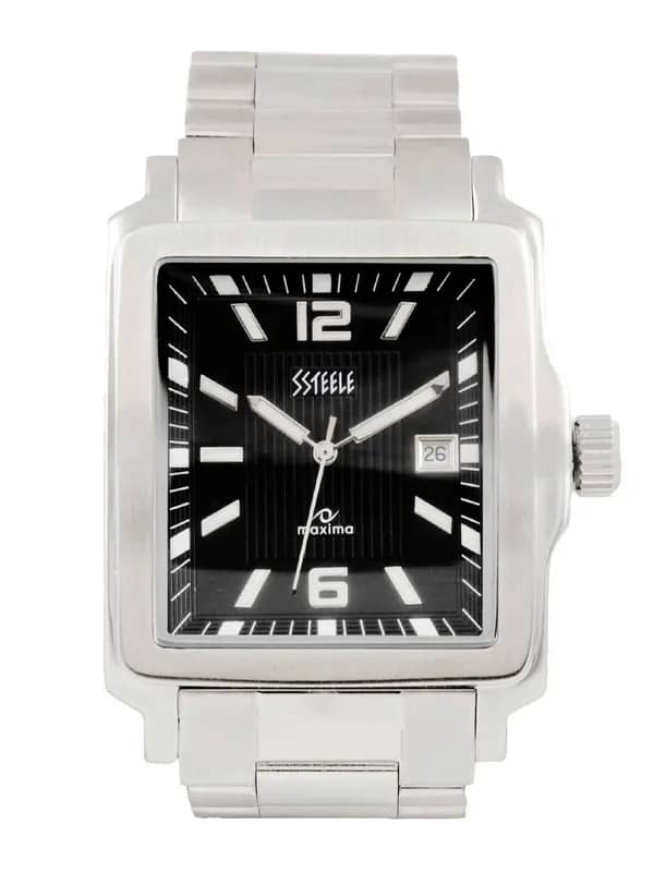 Maxima Men Black Dial Watch