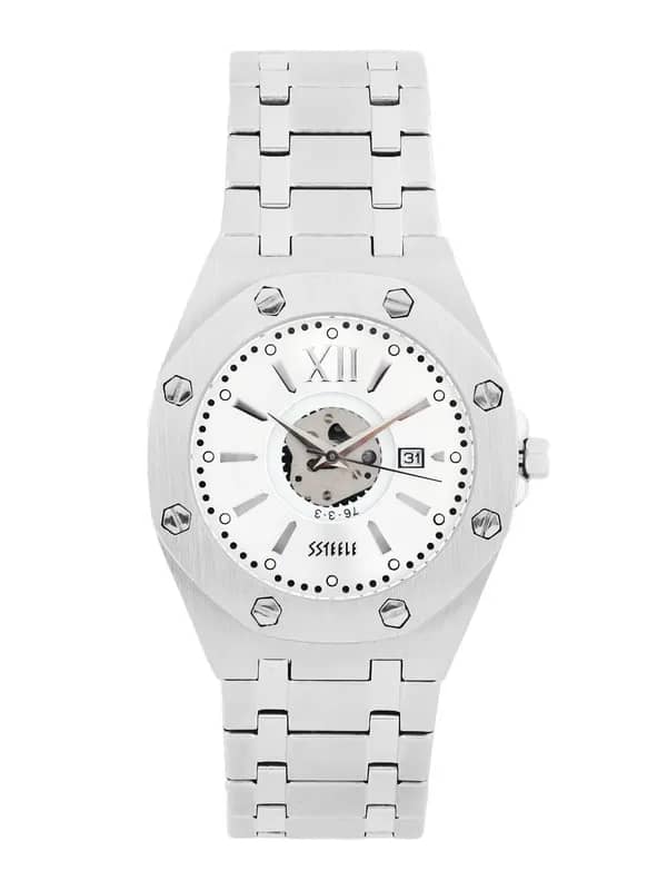 Maxima Men Silver Dial Watch