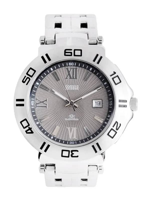 Maxima Men Grey Dial Watch