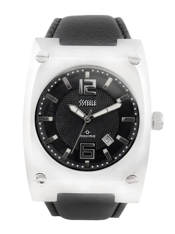 Maxima Men Black Dial Watch