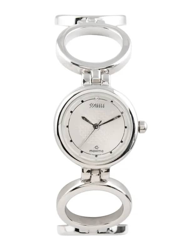 Maxima Women Silver Dial Watch