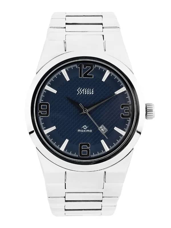 Maxima Men Blue Dial Watch