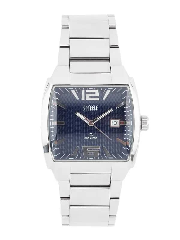 Maxima Men Blue Dial Watch