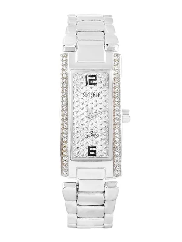 Maxima Women Silver Dial Watch