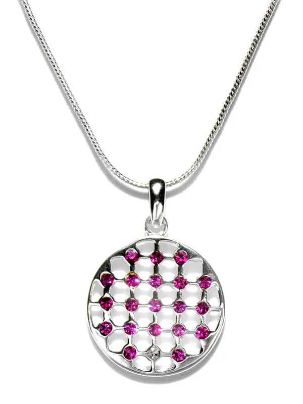 Estelle Silver Plated Pendant With Chain