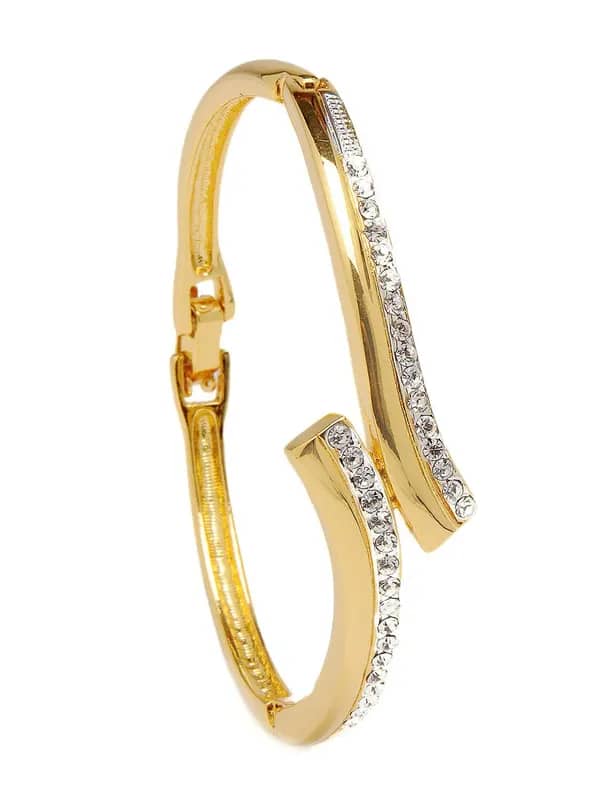Estelle Women Gold Colour Studded Bracelet