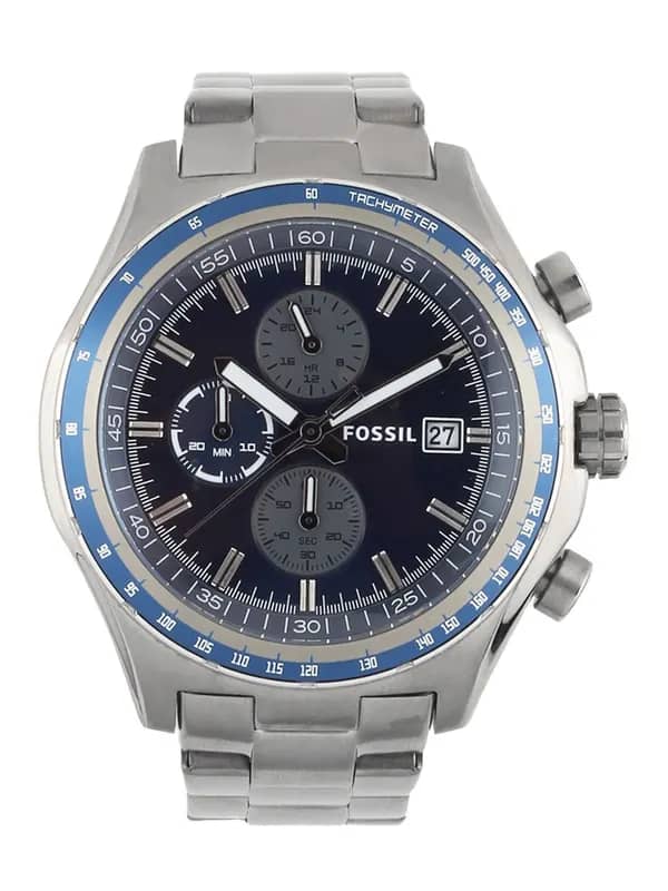 Fossil Men Quartz Blue Dial Chronograph Watch CH2731