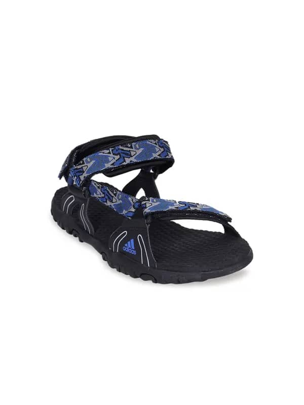 ADIDAS Men Neo Feather Black Blue Sandal