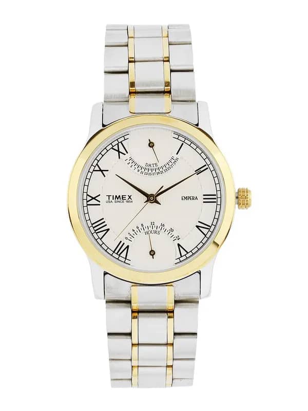 Timex Men White Dial Chronograph Watch