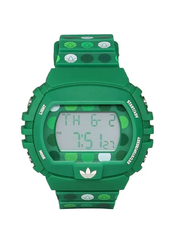 ADIDAS Unisex New York Griffiti Digital Green Watch