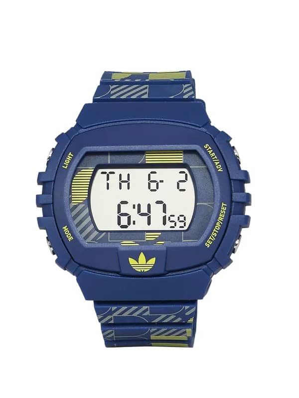 ADIDAS Unisex New York Digital Blue Watch