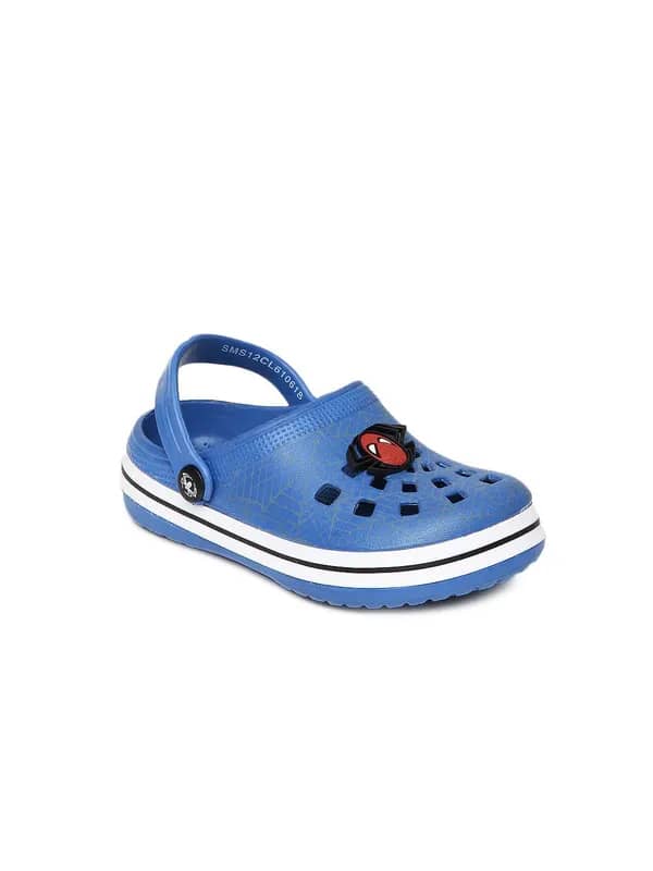Marvel Boys Blue Spiderman Clogs