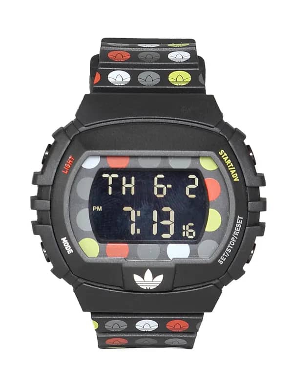ADIDAS Unisex New York Griffiti Digital Black Watch