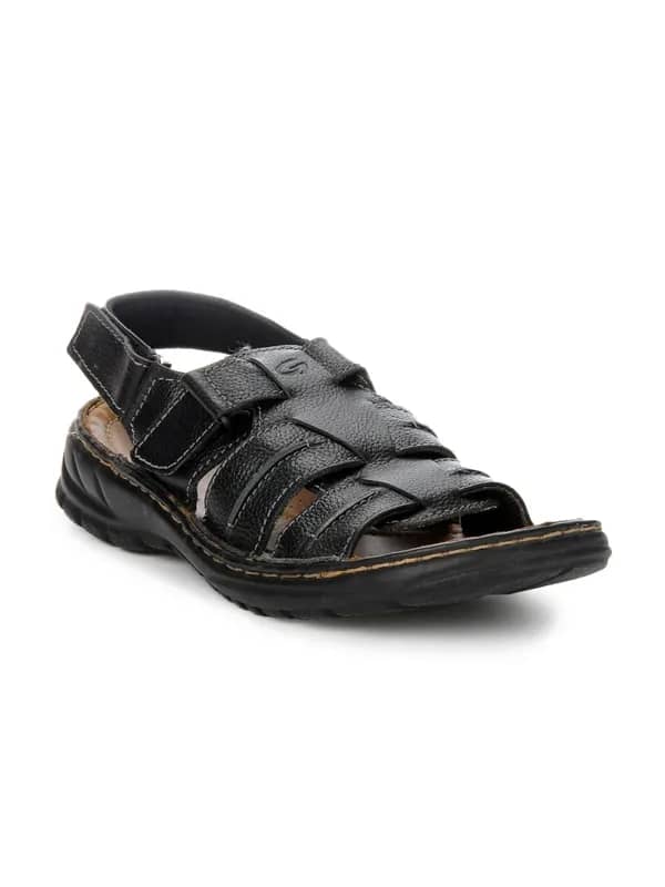 Ganuchi Men Black Sandals