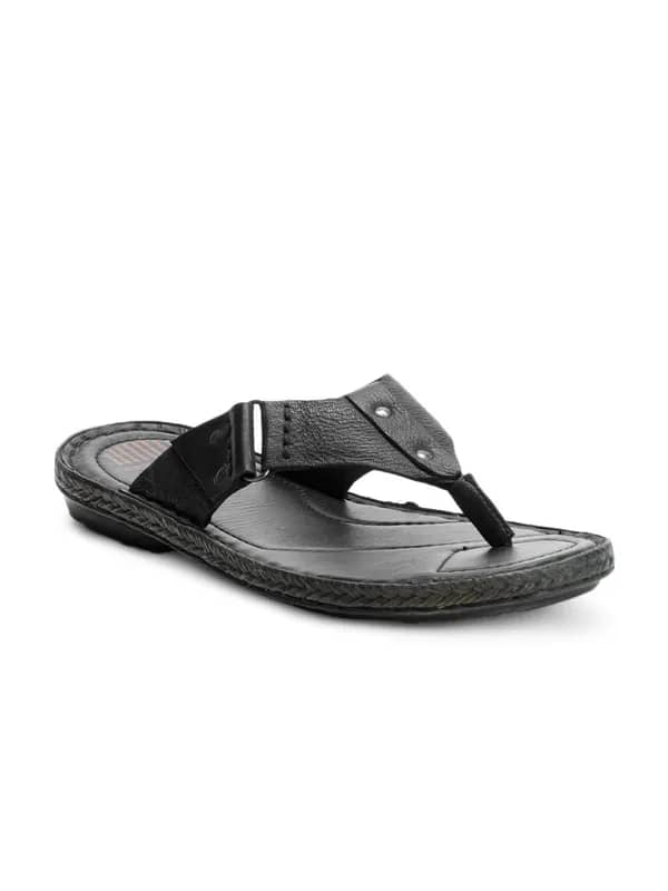 Franco Leone Men Black Sandals