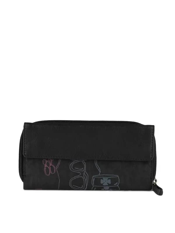 Baggit Women Black Horris Excel Wallet