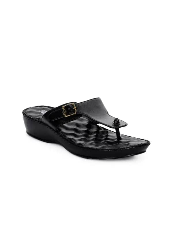 Tiptopp Women Black Flats