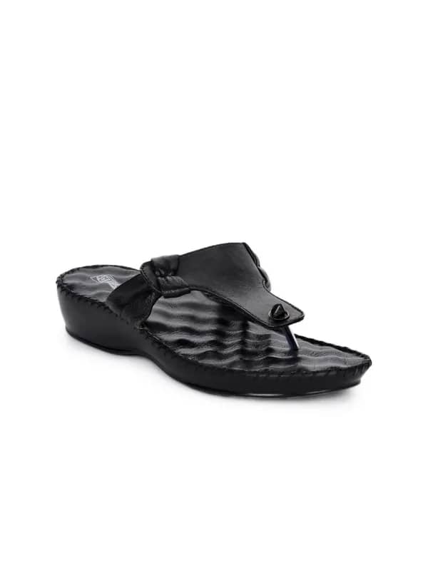 Tiptopp Women Black Flats