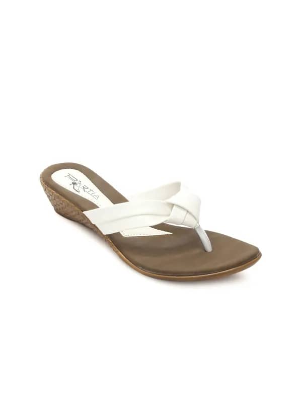 Portia Women White Wedges