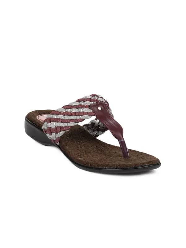 Portia Women Maroon Flats