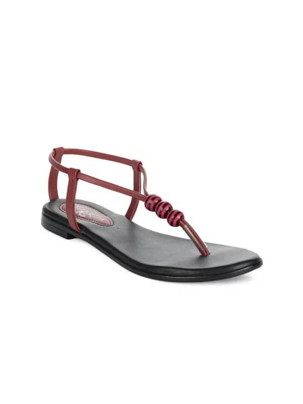 Portia Women Maroon Flats