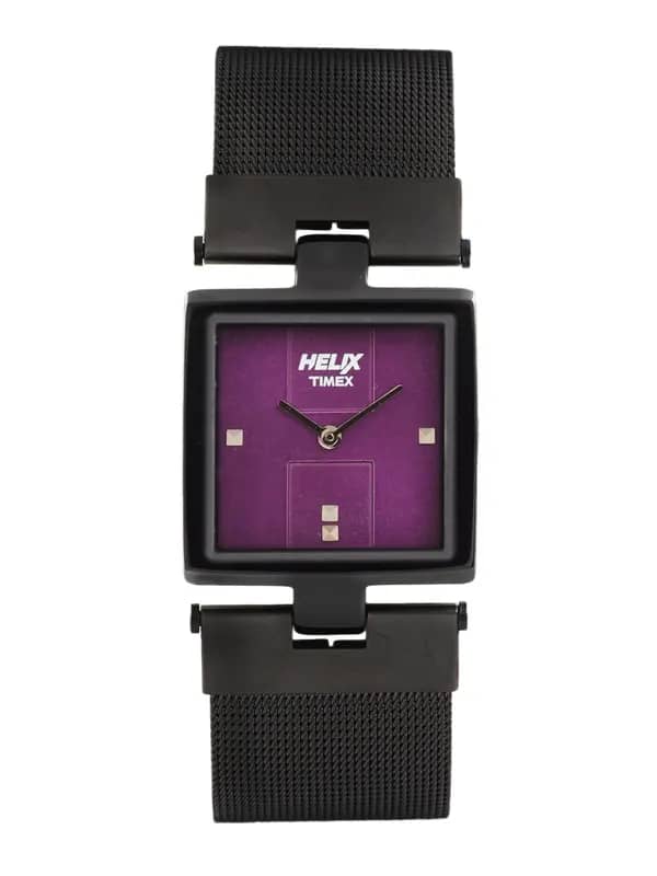 Helix Women Purple Dial Watch