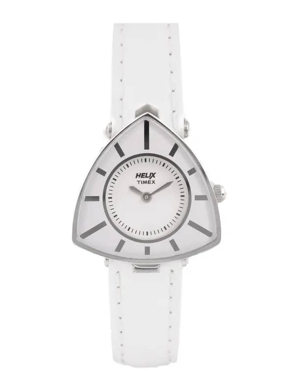 Helix Women White Dial Watch