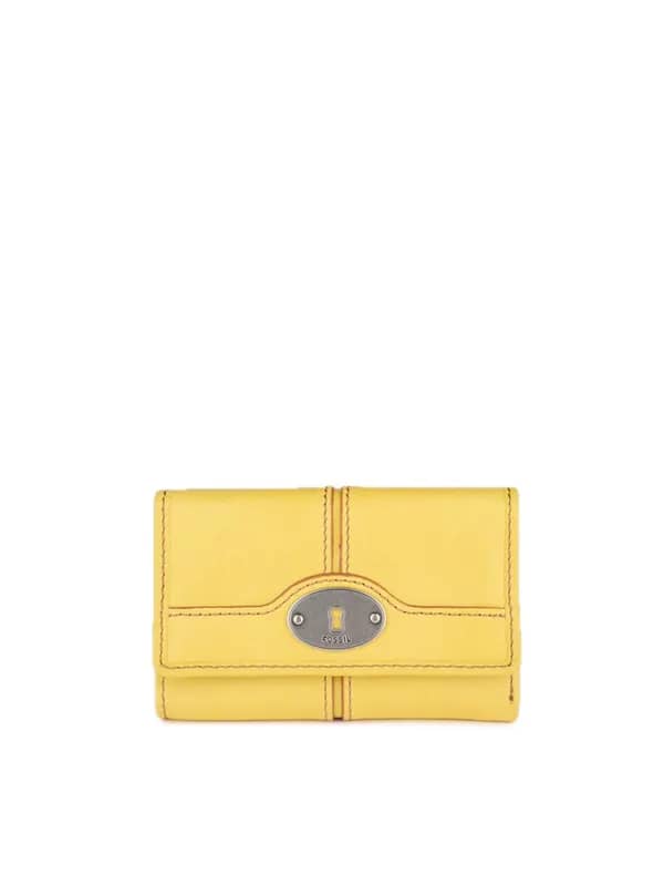 Fossil Women Yellow Wallet