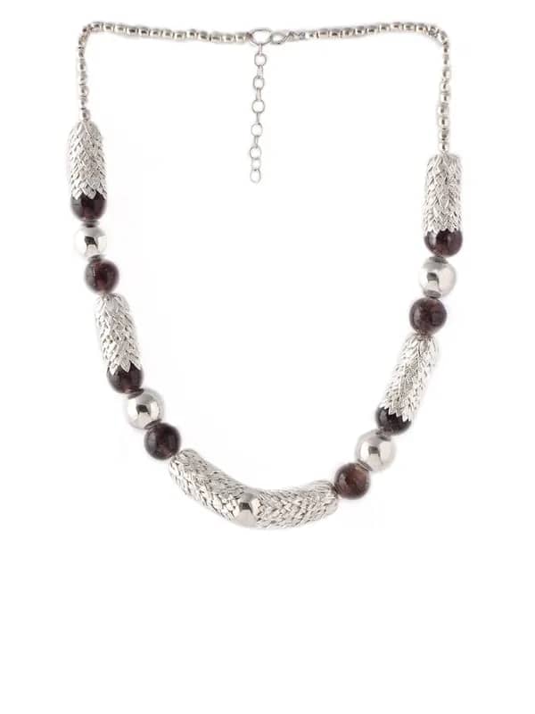 Pitaraa Silver Fish Scale Necklace