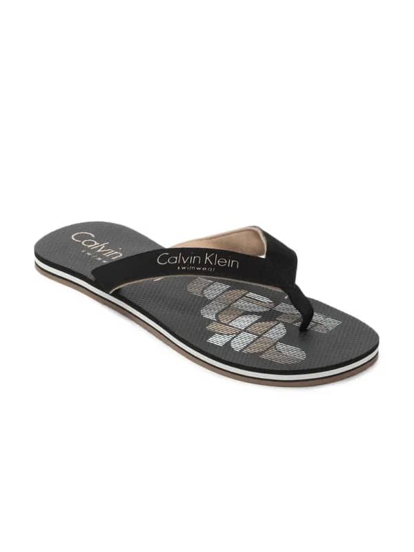 Calvin Klein Men Black Flip Flops
