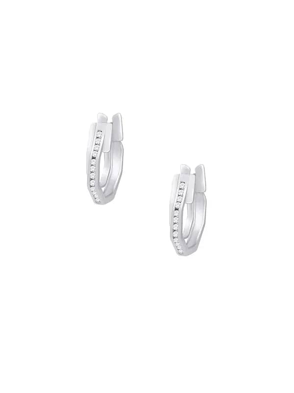 Lucera Women Silver Earrings